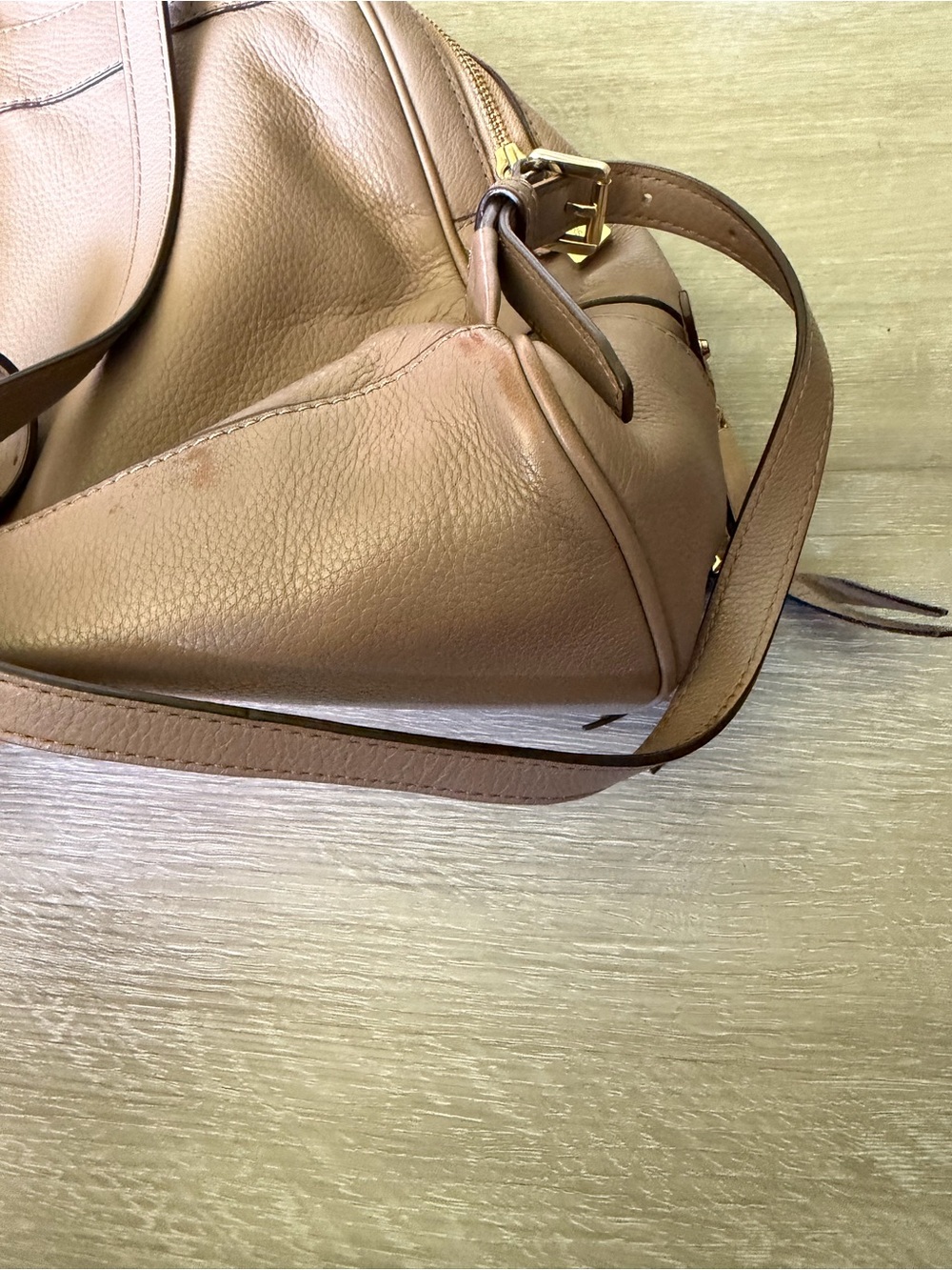 MICHAEL KORS Pebbled Leather Backpack in Taupe - Picture 4 of 8